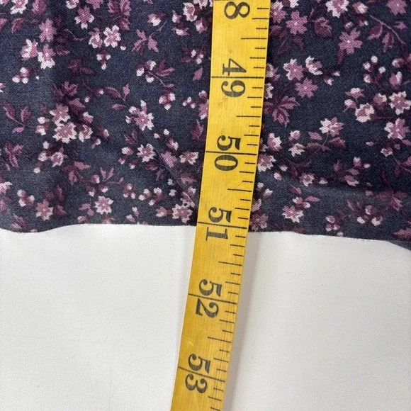 VTG Laura Ashley Lace Collar Tea Dress 4 Purple Prairie Romantic Coquette Ditsy - Picture 8 of 12